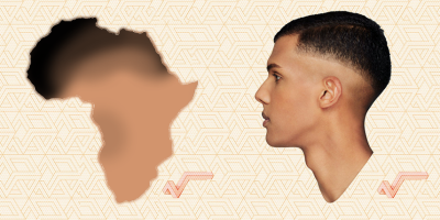 Stromae's Racine Carré cover photo and the shape of the African continent