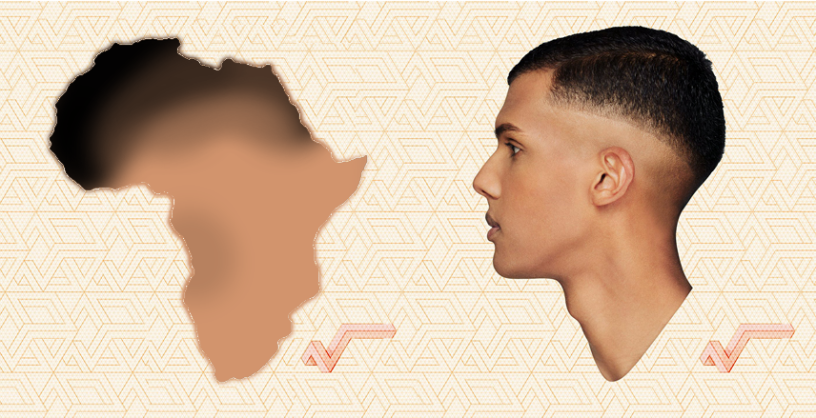 Stromae's Racine Carré cover photo and the shape of the African continent